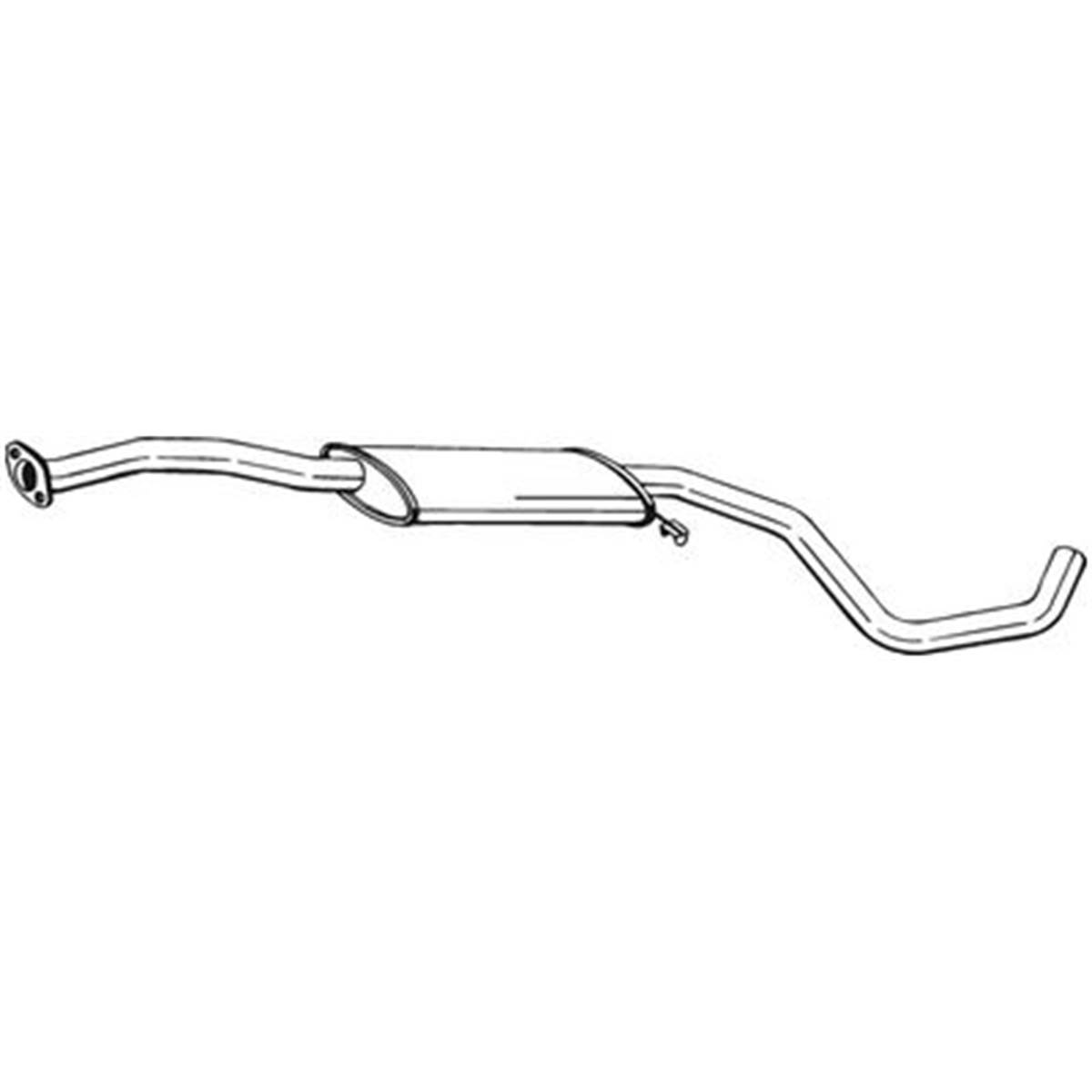 Silencieux D'échappement Intermédiaire Bosal 285205