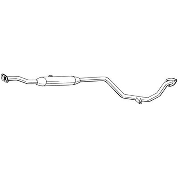 1 silencieux d'échappement intermédiaire Bosal 285275