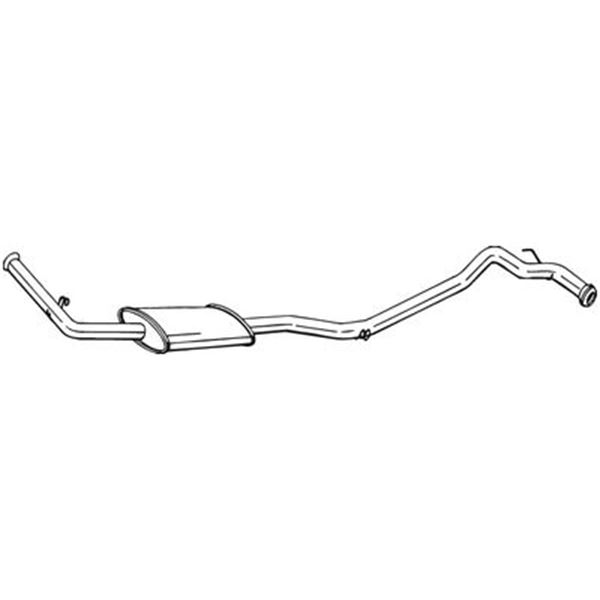 1 silencieux d'échappement intermédiaire Bosal 287313