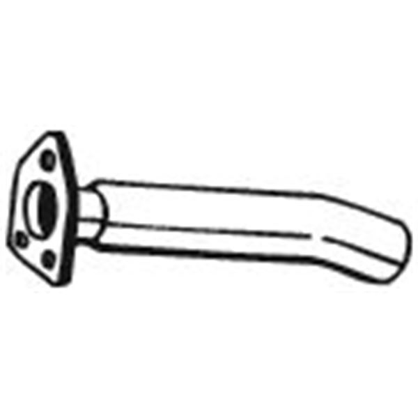 1 tuyau d'échappement Bosal 339159
