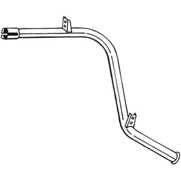 1 tuyau d'échappement Bosal 439369