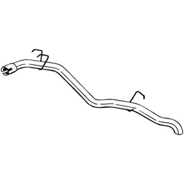 1 tuyau d'échappement Bosal 440101