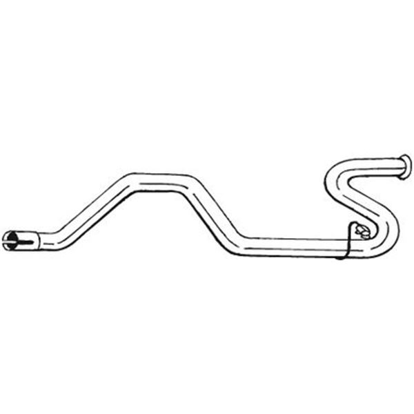 1 tuyau d'échappement Bosal 683387