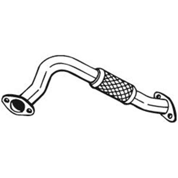 1 tuyau d'échappement Bosal 713215