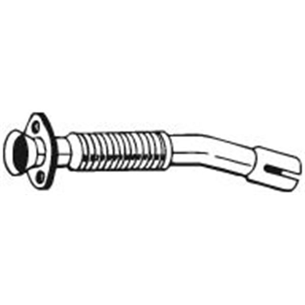 1 tuyau d'échappement Bosal 713351