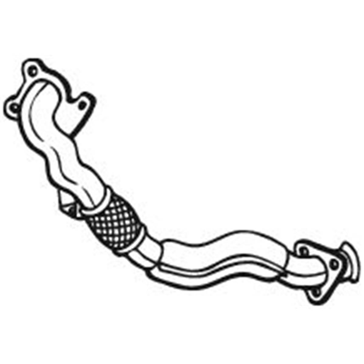 Tuyau D'échappement Bosal 737261