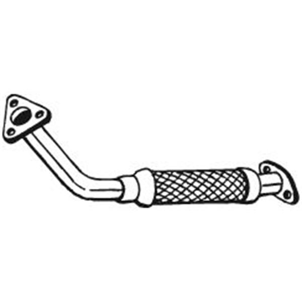 1 tuyau d'échappement Bosal 740513