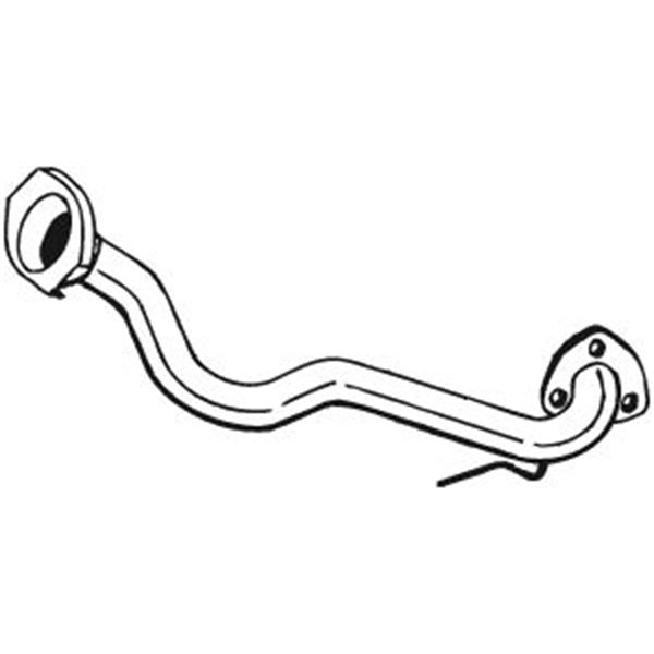 1 tuyau d'échappement Bosal 753281