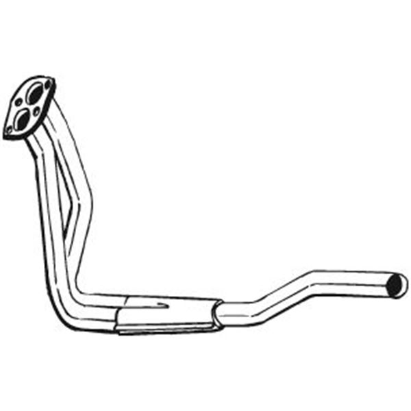 1 tuyau d'échappement Bosal 778879