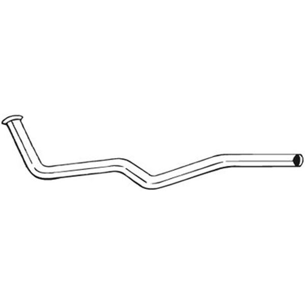 1 tuyau d'échappement Bosal 829001