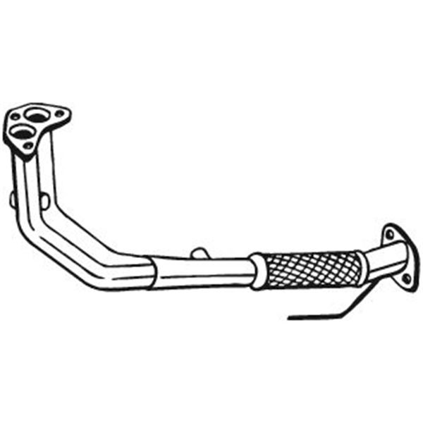 1 tuyau d'échappement Bosal 836277