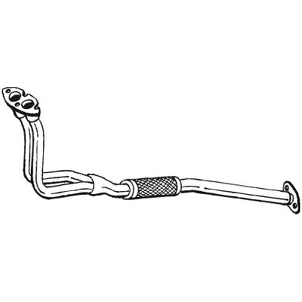 1 tuyau d'échappement Bosal 841999