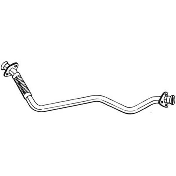 1 tuyau d'échappement Bosal 885231