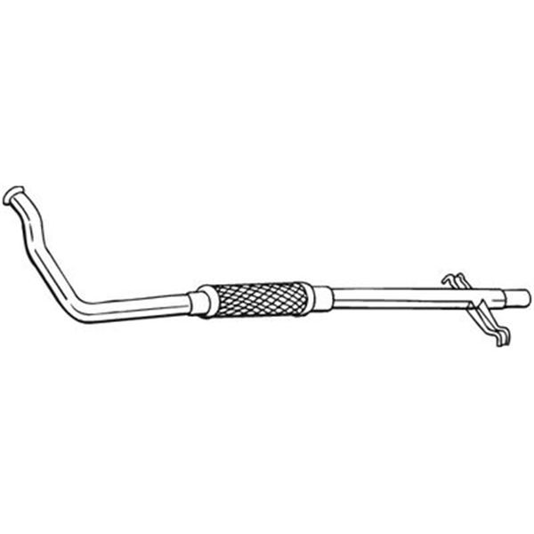 1 tuyau d'échappement Bosal 888501