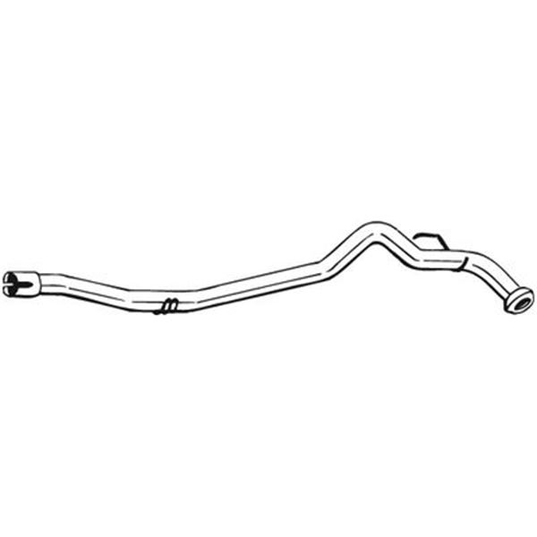 1 tuyau d'échappement Bosal 890957