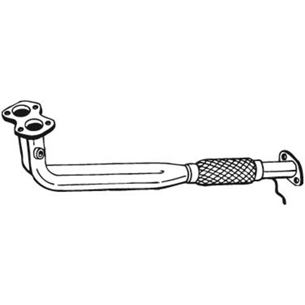 1 tuyau d'échappement Bosal 823833