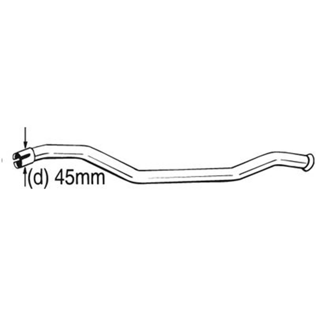 Tuyau D'échappement Bosal 889169