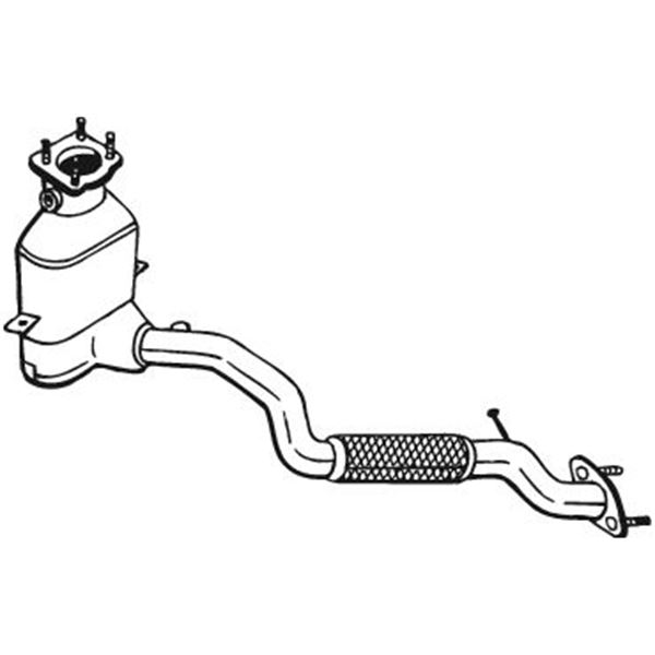 1 catalyseur Bosal 099348