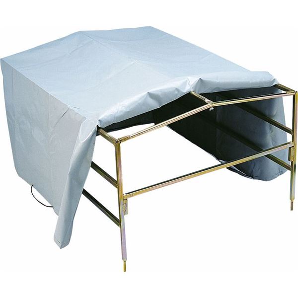 Bâche fourgonnette avec armatures pour remorques Erdé 213/213 Freinée et Feu Vert BJ2.11
