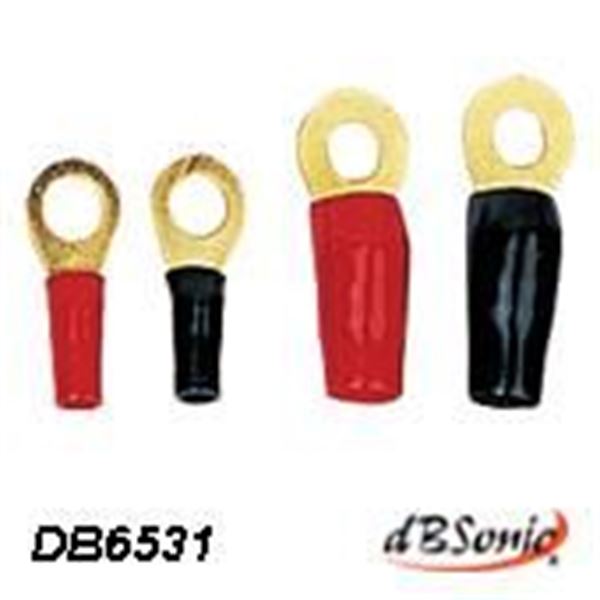 2 cosses oeillet batterie plaqué or 8,5 mm pour câble 20 mm²