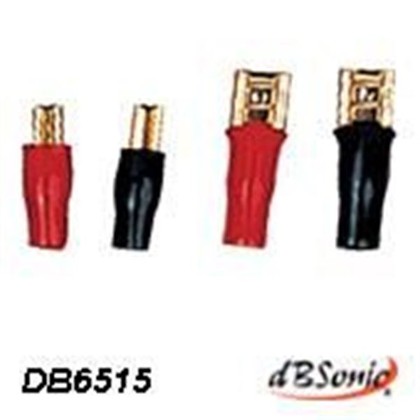 Assortiment cosses haut-parleurs plaqué or 1,5 mm² x10