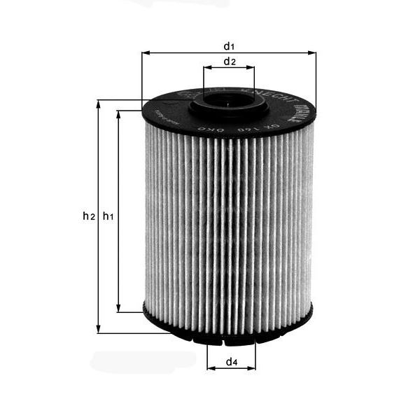 Filtre à huile OX160D Knecht