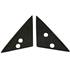 2 platines d'adaptation pour retroviseur pour Peugeot 306