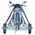 Remorque porte-moto ERDE PM310 - 1 Véhicule