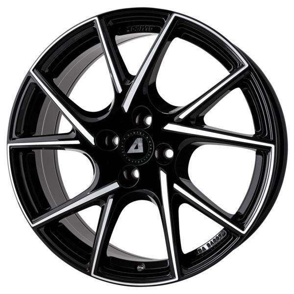 Jante aluminium Alutec 17 pouces Noir Poli Adx1