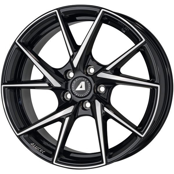 Jante aluminium Alutec 17 pouces Noir Poli Adx1