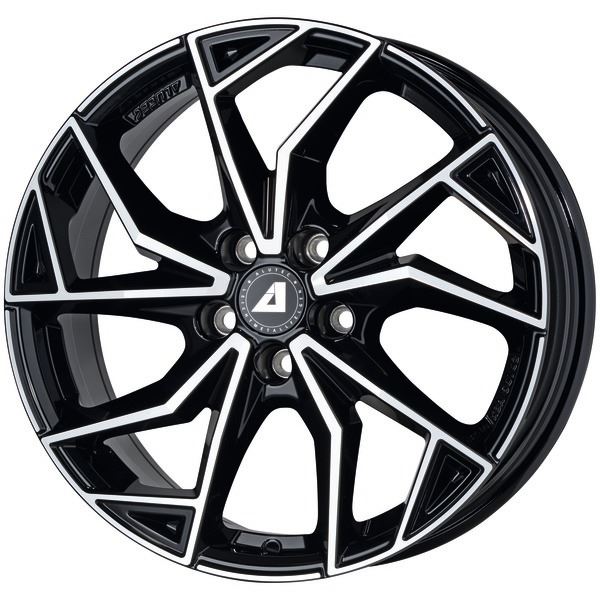 Jante aluminium Alutec 20 pouces Noir Poli Adx2