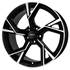 Jante aluminium Platin 19 pouces Noir Poli P 100