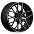 Jante aluminium Infiny 18 pouces Noir Face Polie