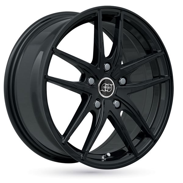 Jante aluminium Infiny 18 pouces Noir Brillant