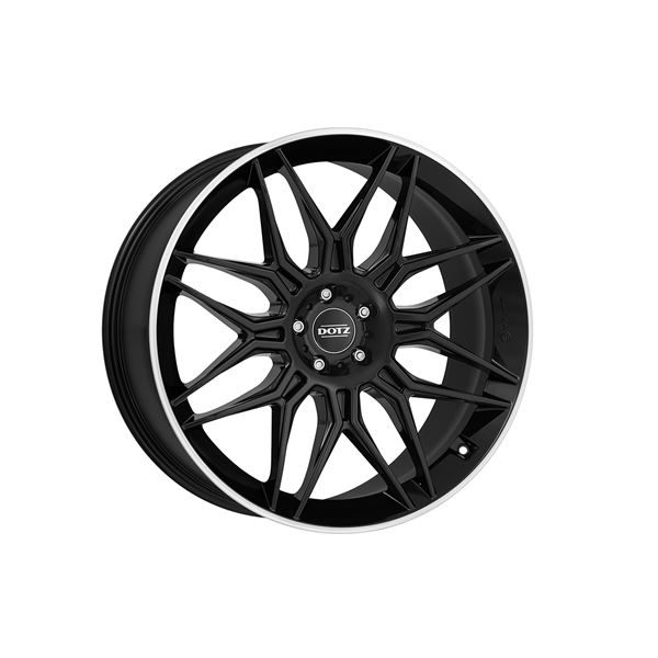 Jante aluminium Dotz 21 pouces Noir / Bord Poli