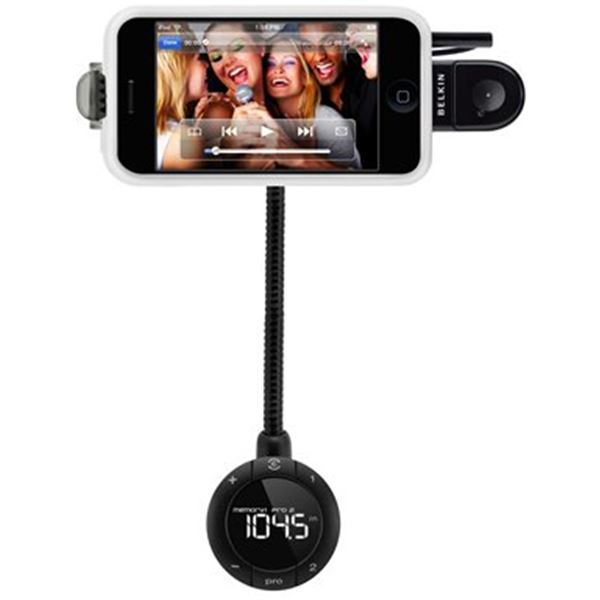 Kit mains-libres / Transmetteur FM Belkin Tunebase FM pour iPod & iPhone