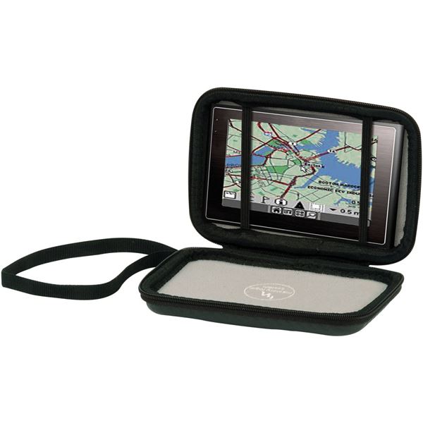 Housse rigide T'nB effet carbone noir pour GPS écran 4,3 pouces