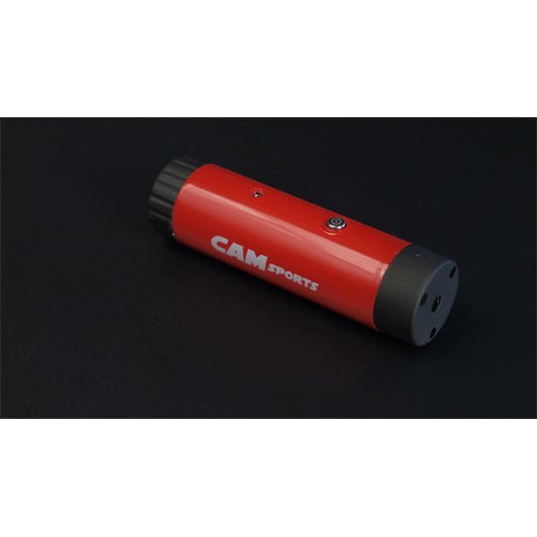 Mini-caméra sport Camsports Fun noire et rouge
