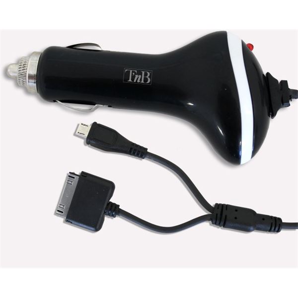 Chargeur allume-cigare et câble micro USB/Apple T'NB