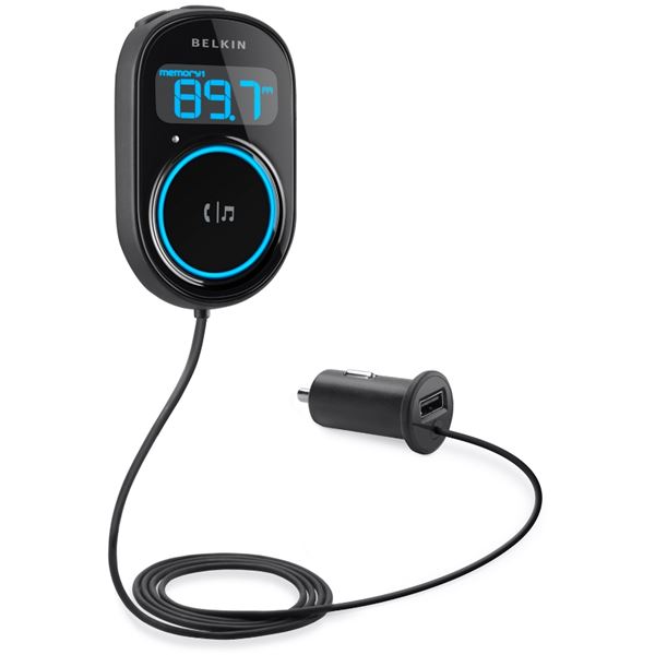 Transmetteur FM et kit mains-libres Bluetooth® Belkin Car Audio Connect FM