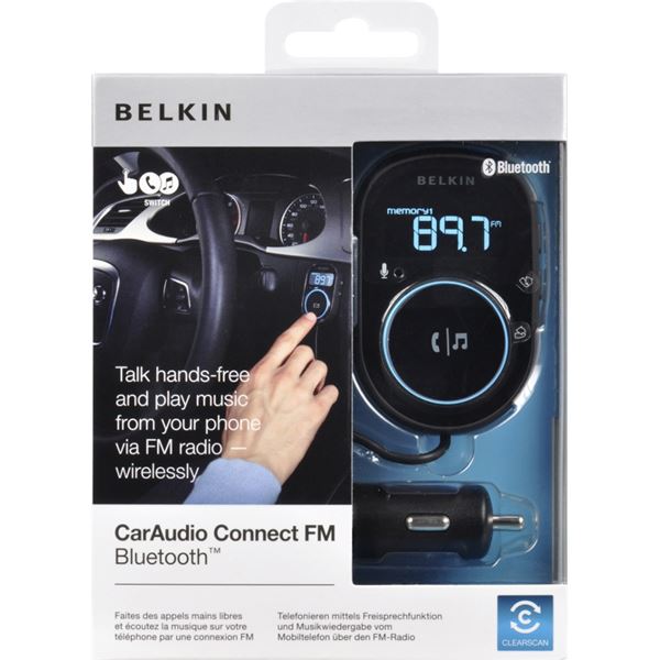 Transmetteur FM et kit mains-libres Bluetooth® Belkin Car Audio Connect FM