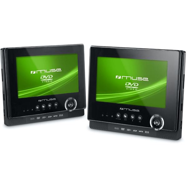 Pack 2 écrans vidéo portable Muse M-750CVB
