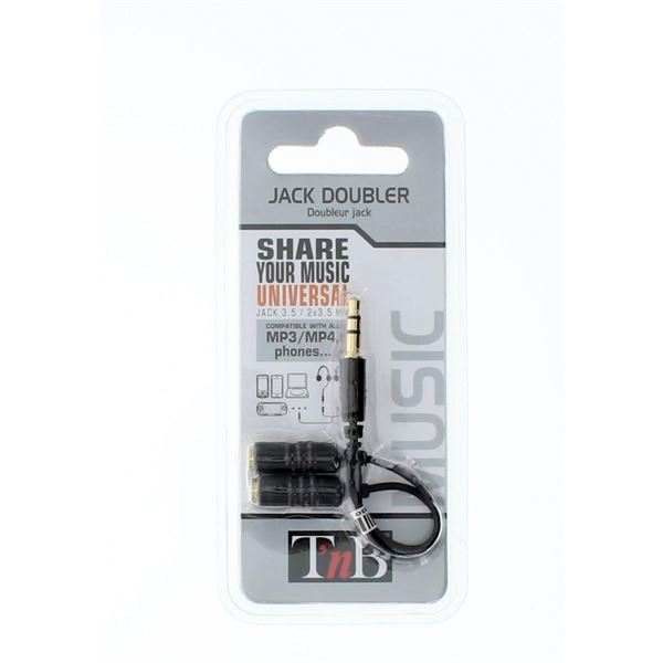 Doubleur jack 3,5 mm T'NB