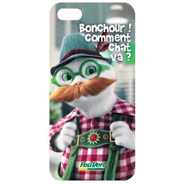 Coque iPhone 5 chat allemand Feu Vert