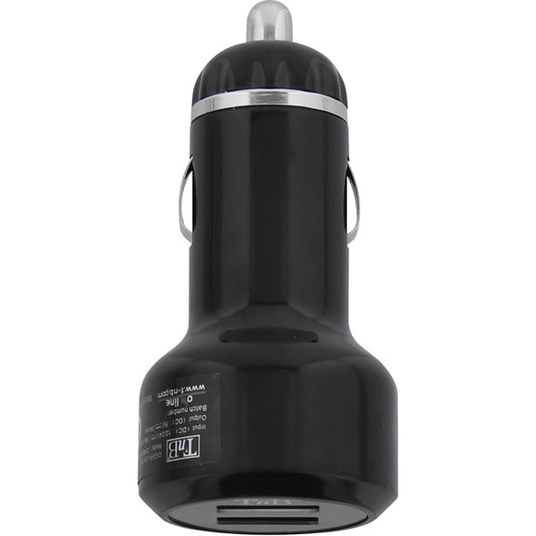 Chargeur allume-cigare 2 entrées USB 3A T'nB