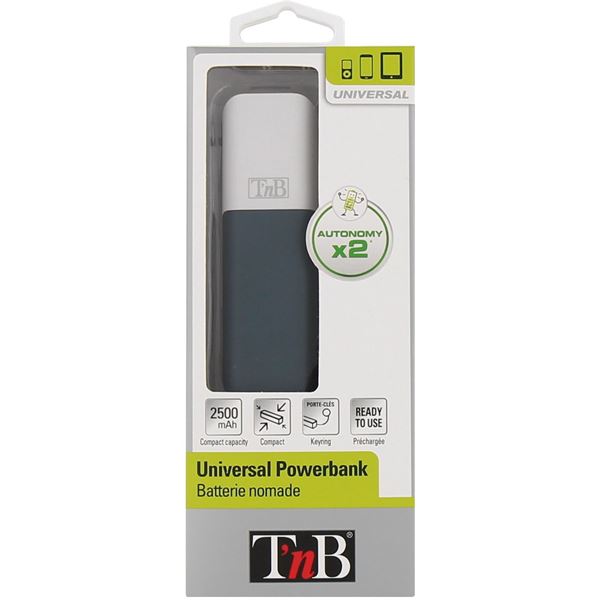 Batterie de secours 2500 mAh T'nB