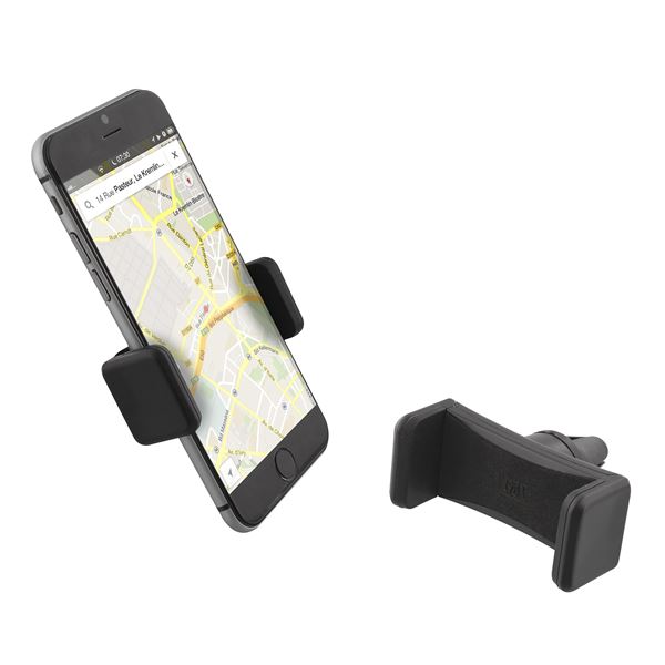 Support pince compact noir sur grille d'aération  T'nB