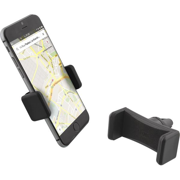Support pince compact noir sur grille d'aération  T'nB