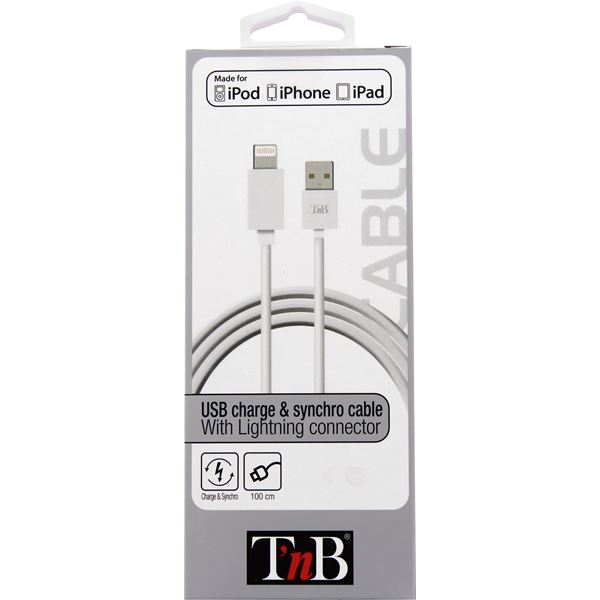 Cable de recharge USB / lightning T'nB