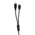 Câble de recharge 2en1 micro USB + mini USB T'nB